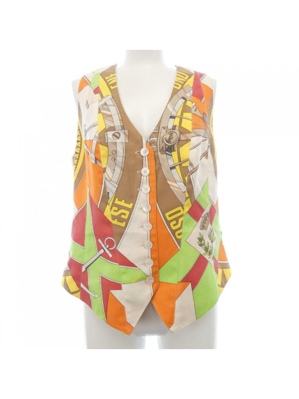 Hermes Vintage Sextants Twillaine Vest - Picture 1 of 5